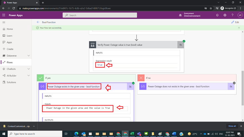 Usage of Bool Function in Power Automate